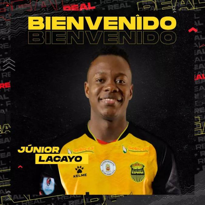 El Real España también anunció antes la llegada de Júnior Lacayo, delantero hondureño que llega procedente del Comunicaciones, con el que salió campeón de la Liga Concacaf. El atacante ya entrena con los aurinegros.