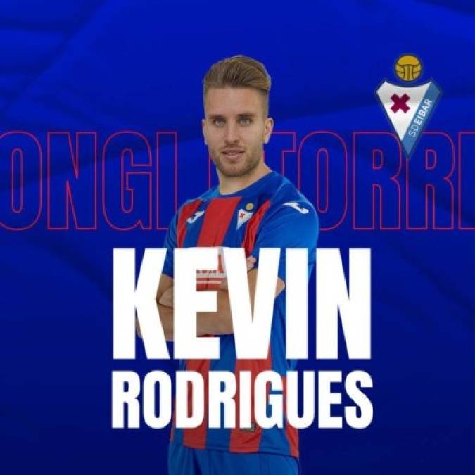 El Eibar ha alcanzado un acuerdo con la Real Sociedad para la cesión de Kevin Rodrigues hasta junio de 2021. El lateral izquierdo franco-portugués, de 26 años, militó la temporada en el CD Leganés cedido por la Real Sociedad, donde disputó 27 encuentros.