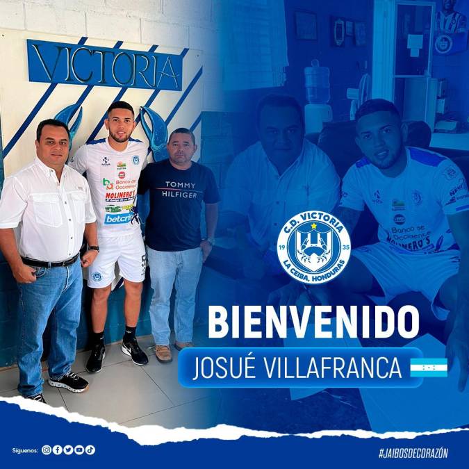 El delantero Josué Villafranca dejó las filas del Motagua y fue anunciado como nuevo refuerzo del Victoria.