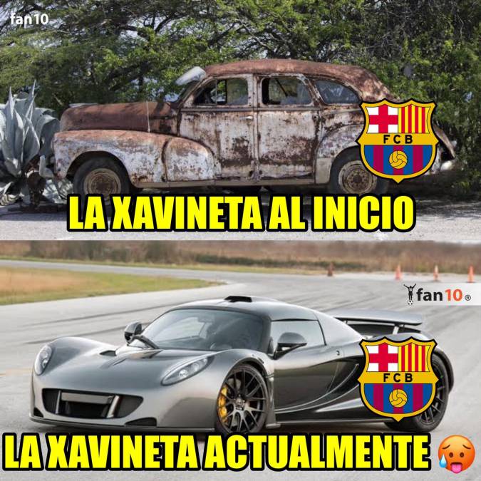 Los memes crucifican al Real Madrid tras ser goleado y humillado por el Barça de Xavi