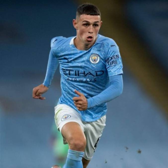 Phil Foden (20 años) - Centrocampista inglés del Manchester City.