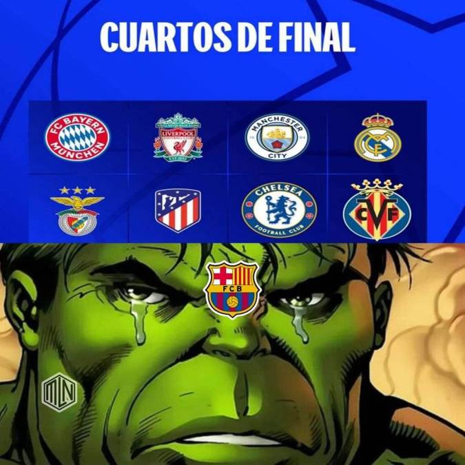 ¡Burlas para el Barça! Los memes del sorteo de cuartos de final de la Champions y Europa League