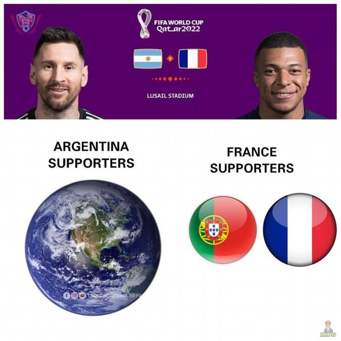 Los memes de la final del Mundial: Messi, Mbappé y el VAR