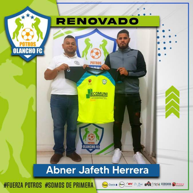 El Olancho FC anunció la renovación del futbolista Agner Herrera para afrontar su estadía en la Liga Nacional de Honduras.