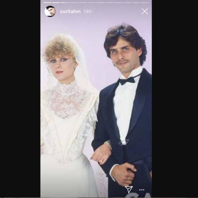 El actor mexicano se casó con la actriz argentina Christian Bach en 1983.