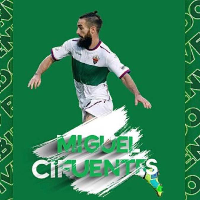 El lateral español Miguel Ángel Cifuentes regresa al Elche, club donde comenzó su carrera y del que no salió de la mejor manera en una segunda etapa. El jugador ha rescindido su contrato con el Málaga y vuelve a la primera división del fútbol español.