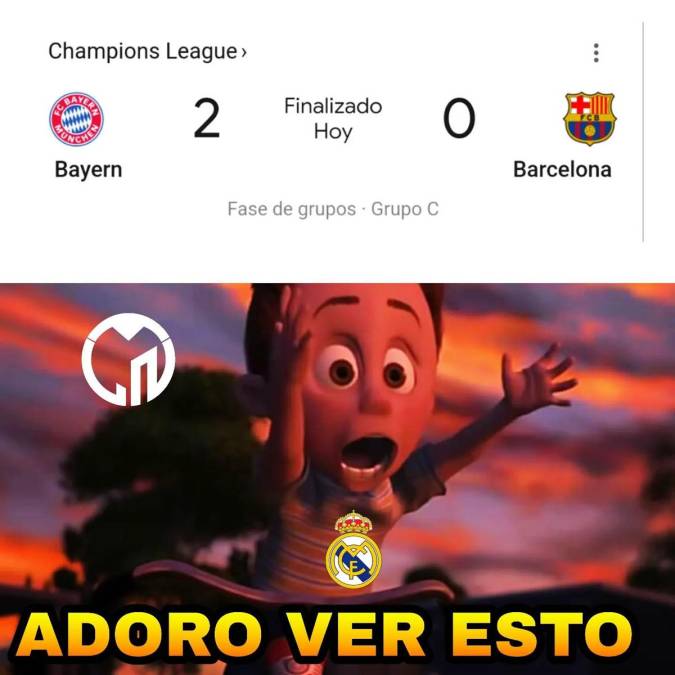 Memes: Barça y Lewandowski sufren las burlas tras perder ante Bayern Múnich en Champions League