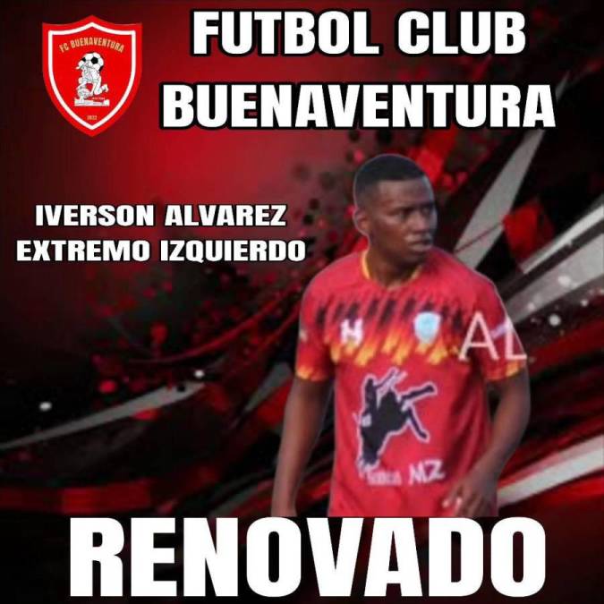 Asimismo, Iverson Álvarez renovó su contrato con el FC Buenaventura.