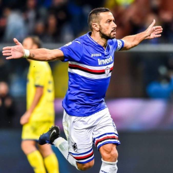 3. Fabio Quagliarella (Sampdoria): El delantero italiano suma 26 goles (52 puntos), a falta de una jornada para el final de temporada.