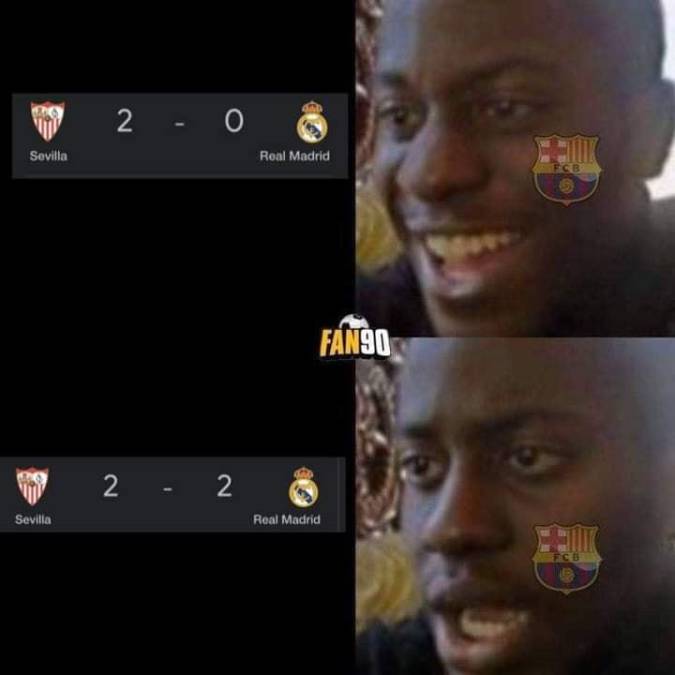 Los memes de la remontada del Real Madrid en Sevilla: El VAR, el árbitro, Benzema y el Barça