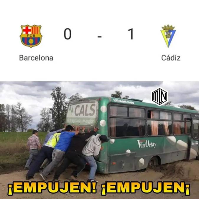 ¡Otra vez se estrelló la ‘Xavineta‘! Los memes de la derrota del Barça contra Cádiz en la Liga Española