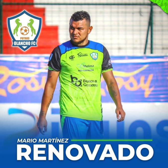 Mario Martínez - Lo mismo ocurrió con el zurdo centrocampista. También sonaba para volver al Real España, pero al final decidió aceptar la oferta de renovación del Olancho FC por dos años. ¡Se queda!