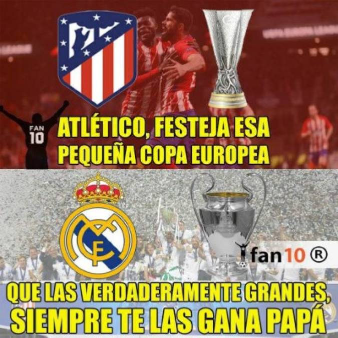 Los mejores memes que nos dejó la final de la Europa League que le ganó el Atlético de Madrid al Marsella.