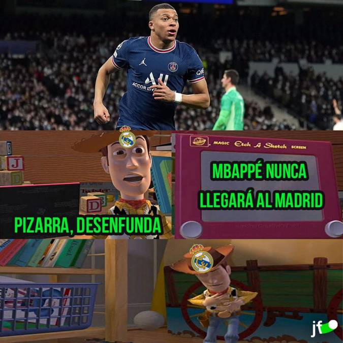 Burlas al Real Madrid: Los mejores memes tras la renovación de Mbappé con el PSG
