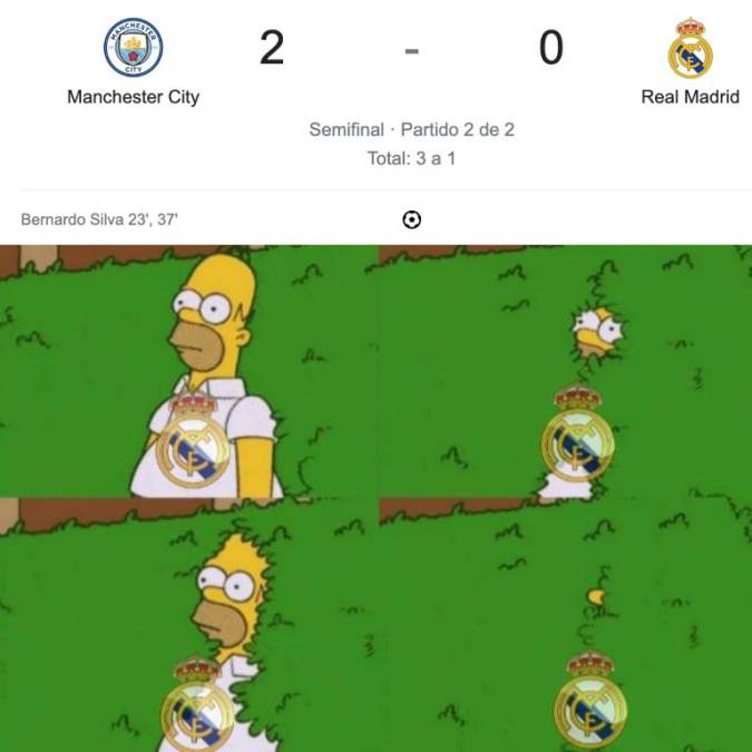 Real Madrid: Los mejores memes tras la paliza ante Manchester City