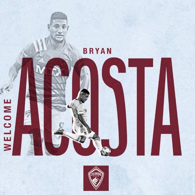 Bryan Acosta fue anunciado como nuevo jugador del Colorado Rapids de la MLS. El mediocampista hondureño, que estuvo en los últimos años con el FC Dallas, firma un contrato por las siguientes dos temporadas (dos años).