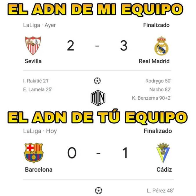 ¡Otra vez se estrelló la ‘Xavineta‘! Los memes de la derrota del Barça contra Cádiz en la Liga Española