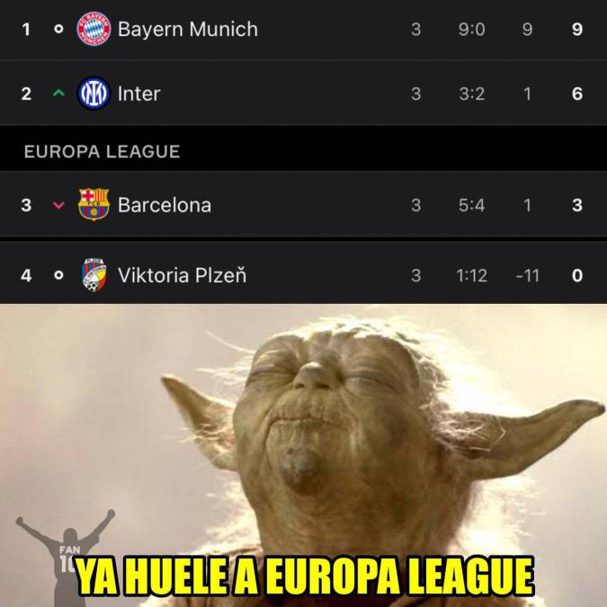 Los memes que dejó la derrota del Barcelona (1-0) contra el Inter de Milán en la Champions League.