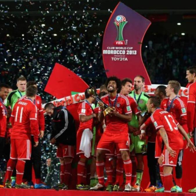 2013 - Bayern Munich: El campeón europeo derrotaría en la final al Raja Casablanca, local marroquí, en la final.
