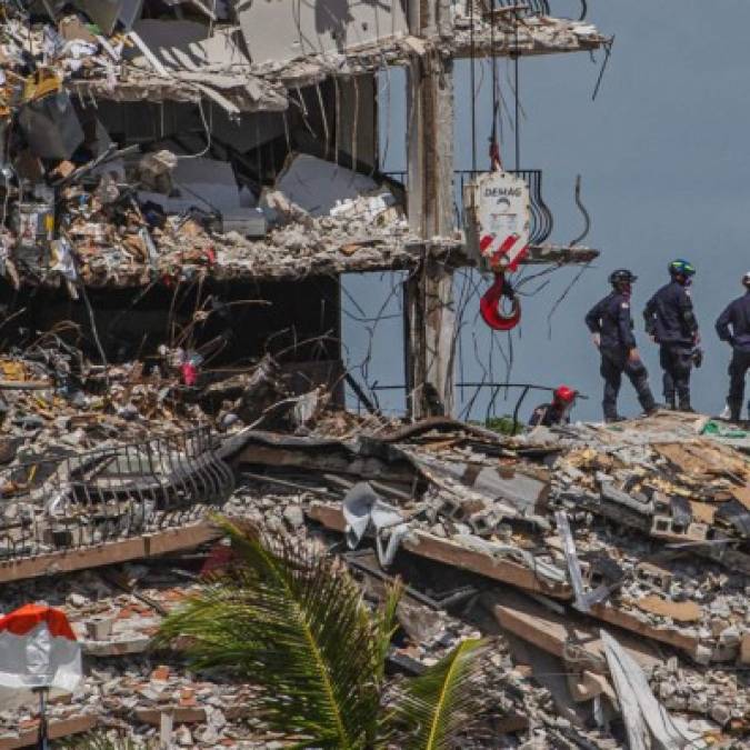 La causa del colapso del edificio Champlain Towers South, en el que había 55 apartamentos, se encuentra bajo investigación federal.