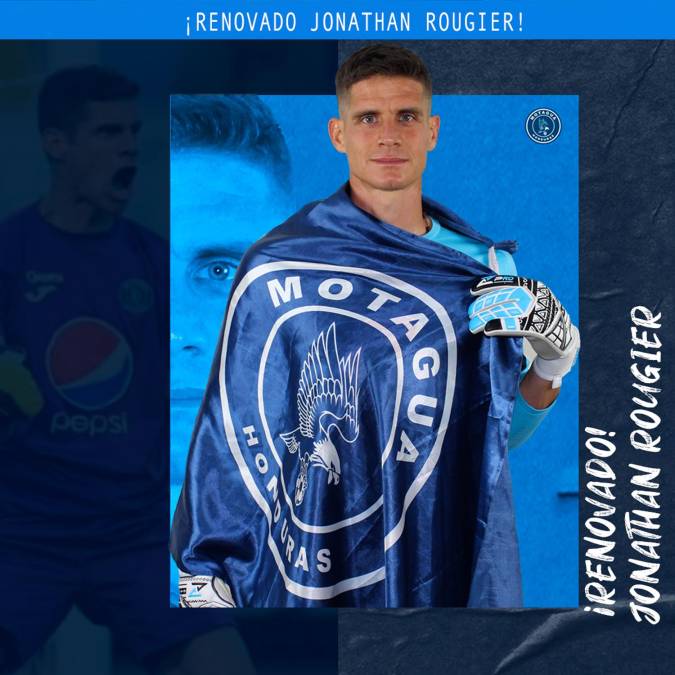 El Motagua anunció la renovación del experimentado arquero argentino Jonathan Rougier. En un momento el portero había dejado entrever su salida del club azul, pero al final ambas partes llegaron a un acuerdo para renovar.