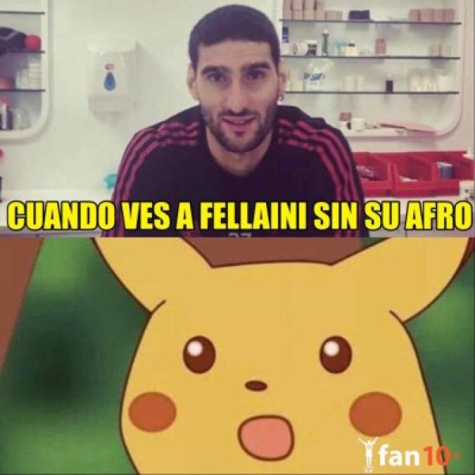 Las redes sociales han estallado con ingeniosas burlas tras ver el nuevo look de Fellaini.