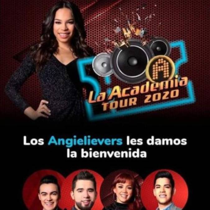 Angie ha superado notablemente a los otros cuatro finalistas en cuanto a seguidores. Dalú, ganadora de La Academia, quien también tiene verificada su cuenta, tiene 292 mil fans, le sigue Dennis Arana con 264 mil, Carlos Torres con 174 mil y por último Charly Zúñiga con 109 mil fanáticos en Instagram.