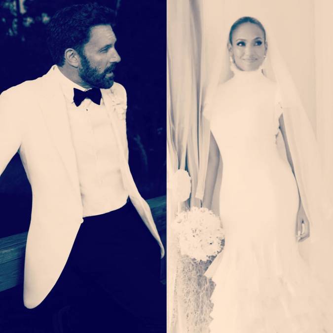 Nuevas fotos de la boda de Ben Affleck y Jennifer López: la Diva del Bronx dio un show musical para su amado