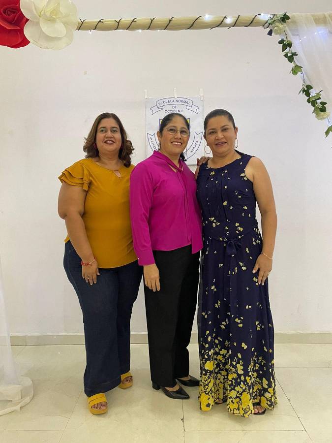 Delma Castellano, Marlyn Molina y Brenda Valdez