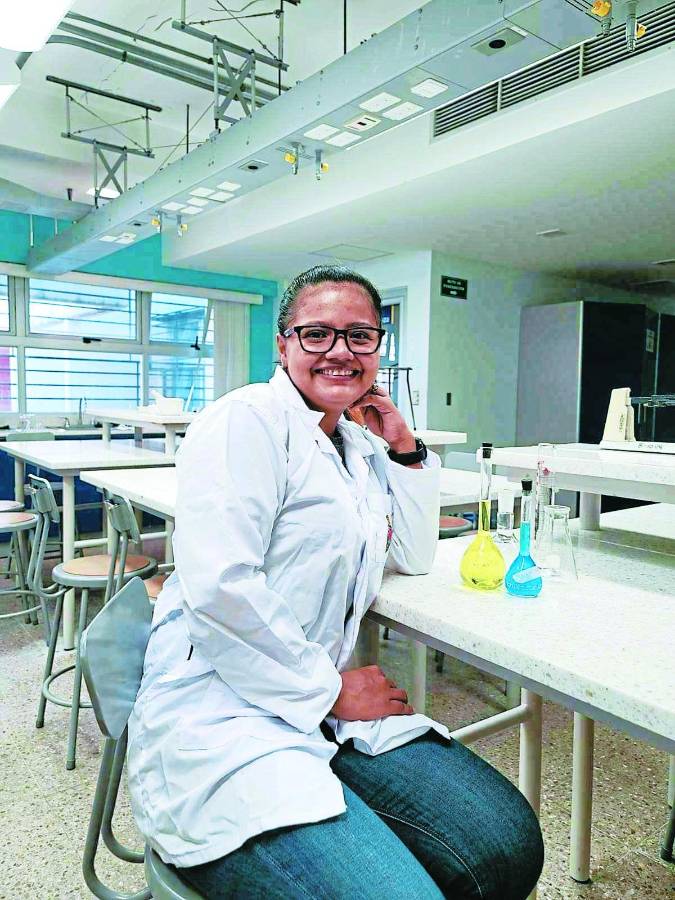 María Nolasco, investigadora Máster en Química.