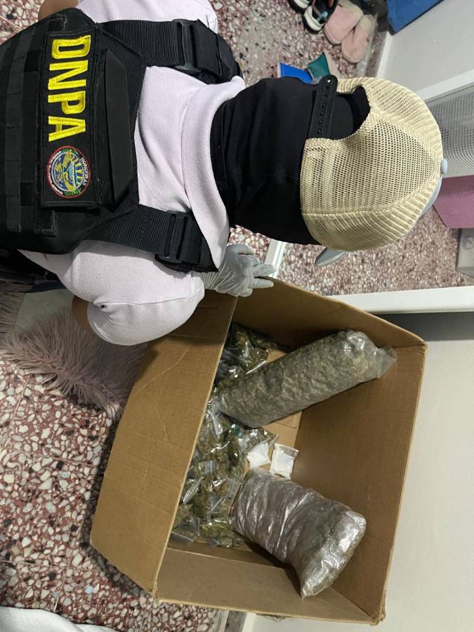 Evidencia de la droga incautada a Jorge Isaac Reyes Rodríguez.