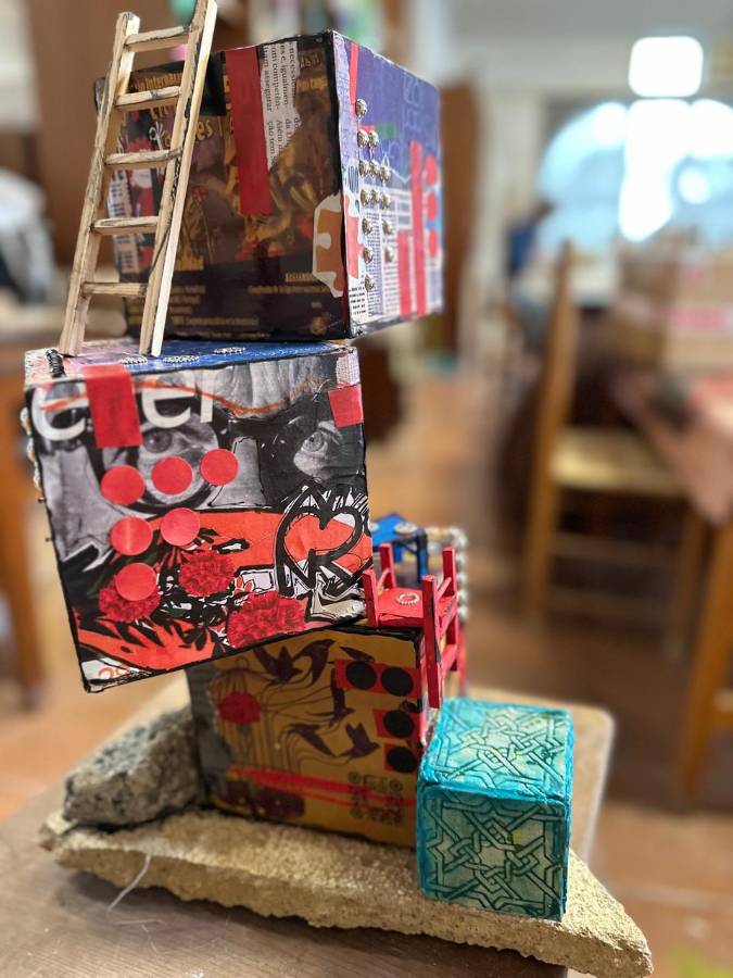 Pamela Letona, la hondureña que alivia su enfermedad con el arte