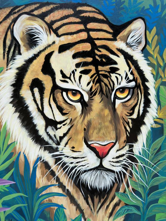 Algunos cuadros y murales artísticos hechos por Axa Art.