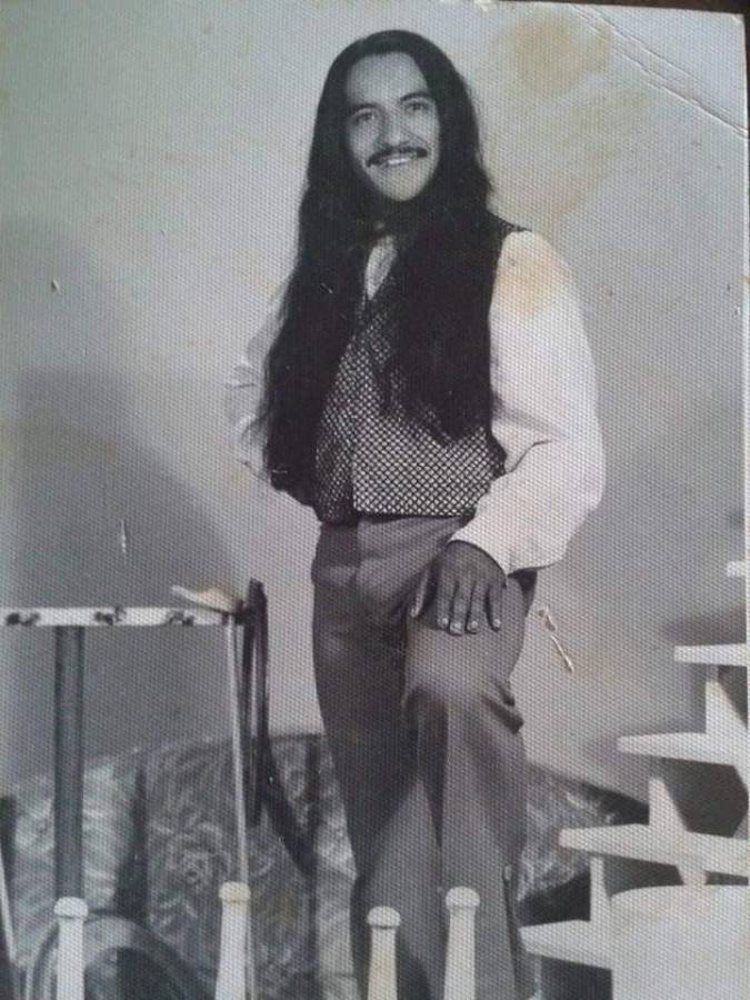 Rigoberto Valiente en su juventud.