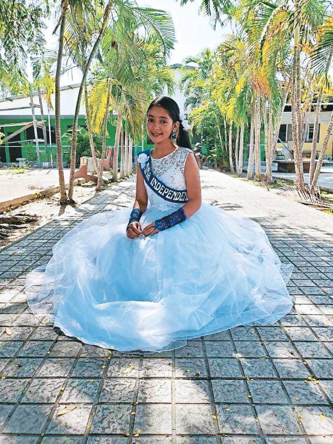 Bellezas infantiles del Bicentenario de independencia de Honduras
