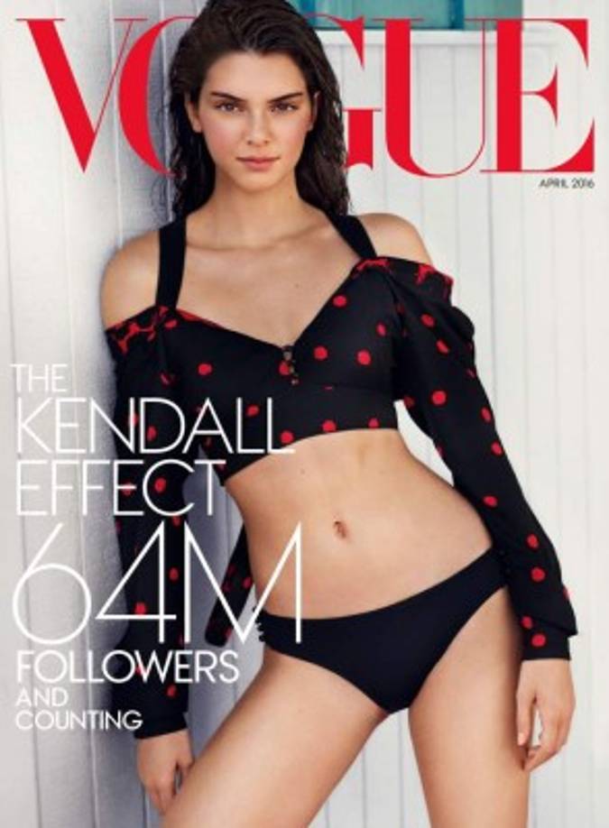 La conocida top model Kendall Jenner se coloca con 17 millones de dólares en tercera posición.