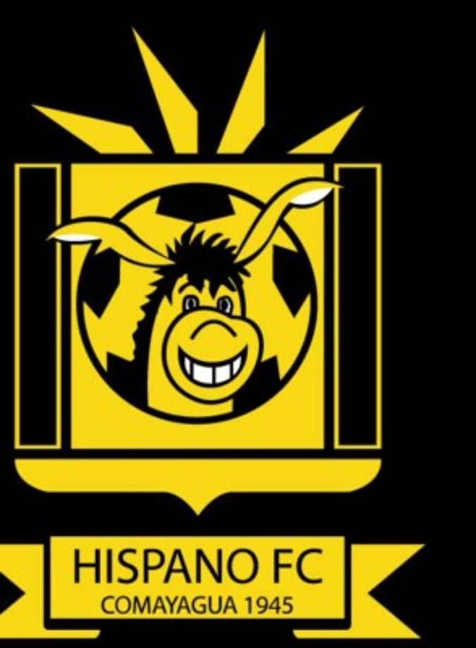 Hispano FC. Este es el escudo de un equipo de la segunda división de Honduras, quien fue fundado en 1945.