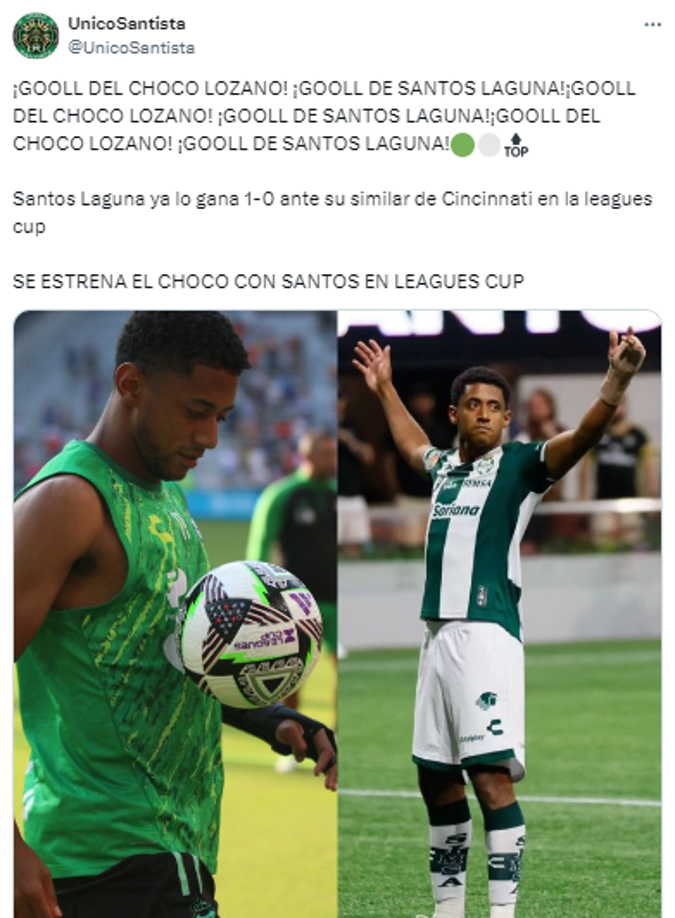 El gol del Choco Lozano causó furor en redes sociales.