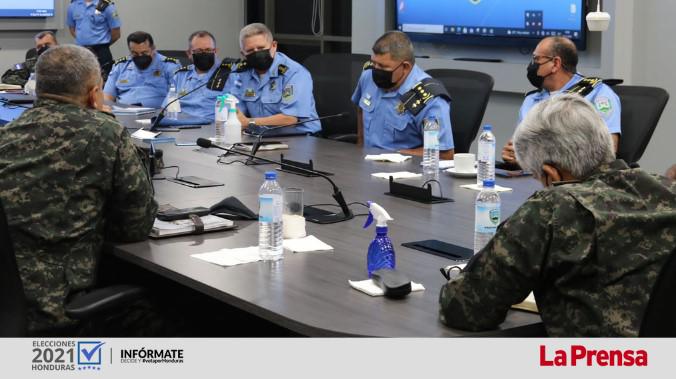 Policía Nacional y FFAA afinan estrategias para las elecciones generales