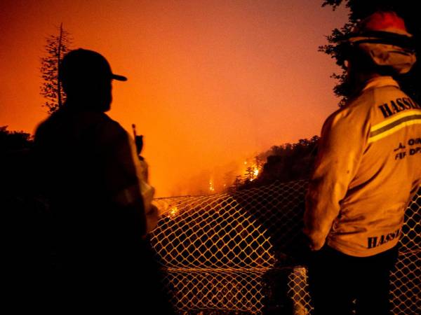 Fotografía de archivo de uno de los incendios de Los Ángeles.