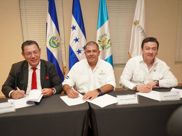 Autoridades migratorias de Honduras, El Salvador y Guatemala durante el encuentro regional realizado en Roatán, donde definieron una hoja de ruta para el control fronterizo.