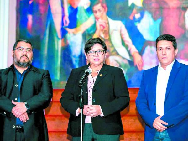 <b>La ministra y los técnicos de la comisión.</b>