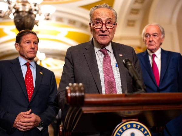 El líder de la mayoría del Senado de los Estados Unidos, Chuck Schumer.