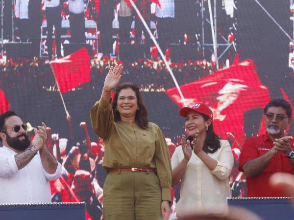 Rixi Moncada, candidata presidencial del Partido Libertad y Refundación (Libre).