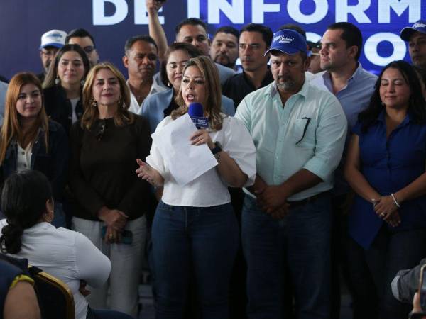 María Antonieta Mejía, candidata a designada presidencial (vicepresidenta) de Honduras por el Partido Nacional y compañera de fórmula del aspirante a la Presidencia Nasry Asfura.