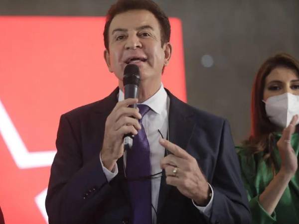 Salvador Nasralla, excandidato presidencial del Partido Liberal