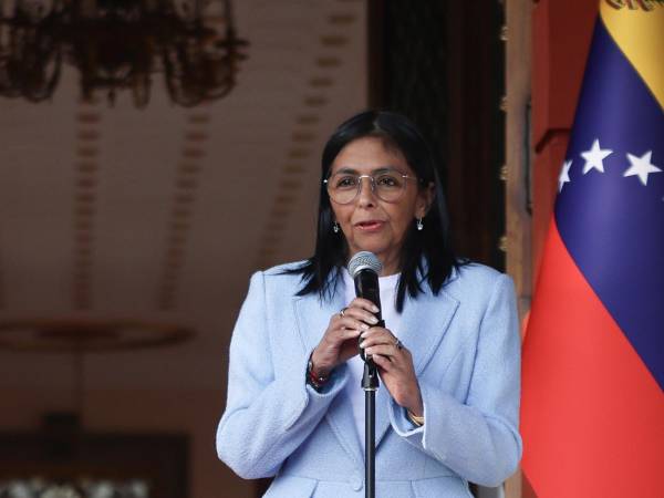 La mandataria encargada de Venezuela, Delcy Rodríguez, en una fotografía de archivo.