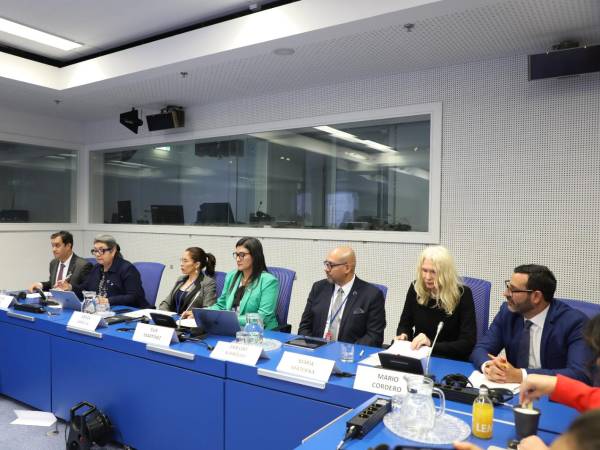 Sua Martínez, presidenta de la Corett, en Viena, Austria.