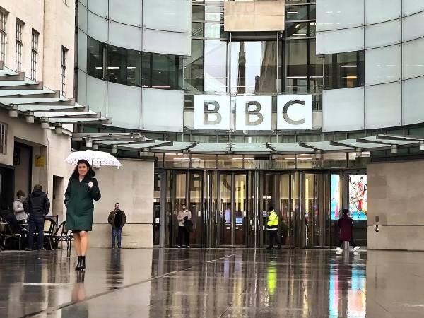 La sede de la BBC en Londres.