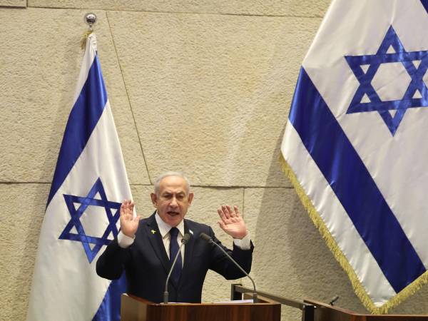 Foto de archivo del primer ministro israelí, Benjamin Netanyahu, el pasado 10 de noviembre durante una sesión plenaria en el Parlamento (Knesset) en Jerusalén.